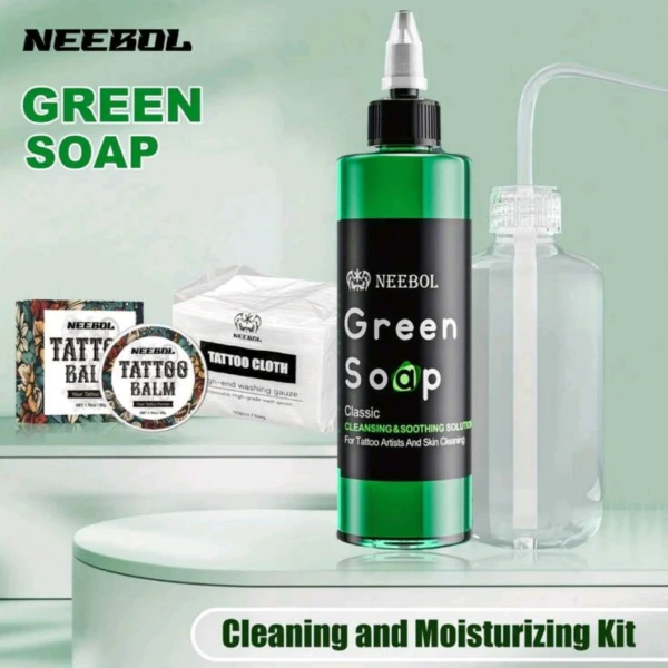 Set Green Soap's foto | BlacKing Tattoo Shop |  BizneCubano